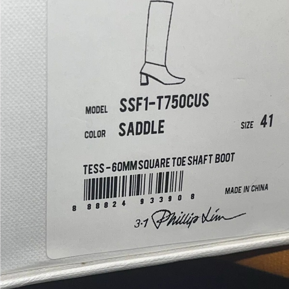 3.1 Phillip Lim Tess Suede Square Toe Boot MSRP $895 EUR 41 Best Fit 10.5 US New - Picture 10 of 10